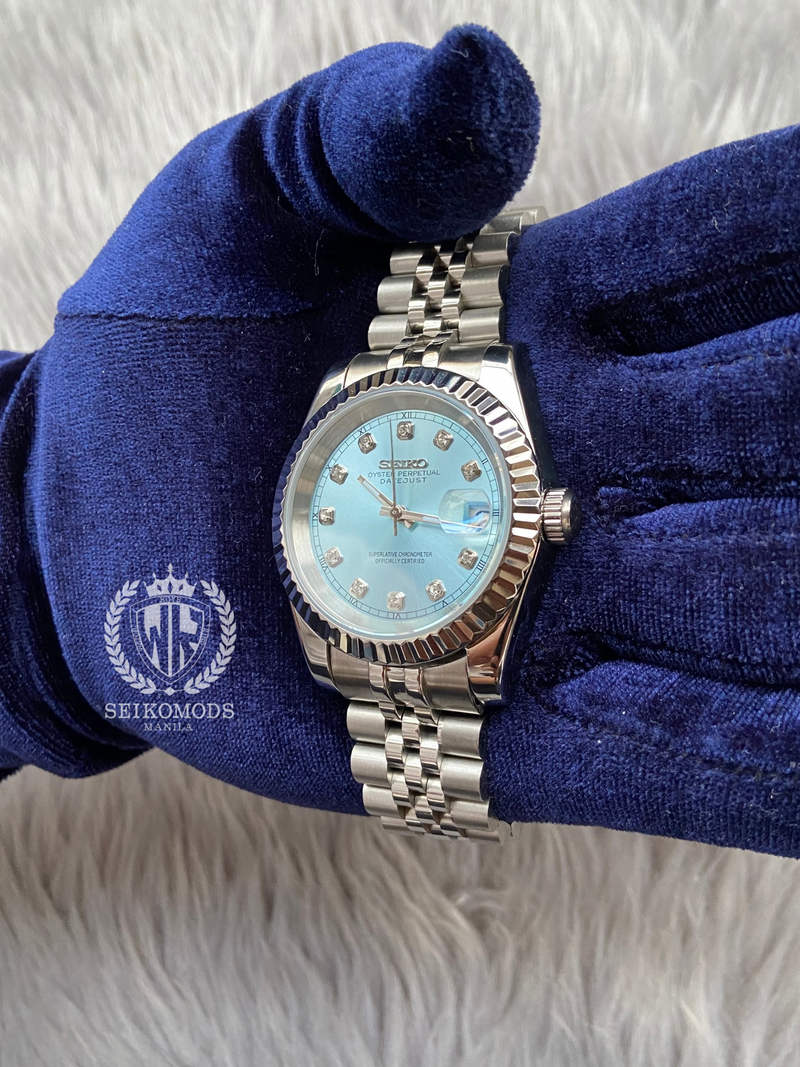 TIFFANY BLUE DIAMOND DATEJUST FLUTED 36 & 39