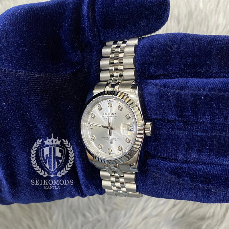 WHITE DIAMOND DATEJUST FLUTED 36 & 39