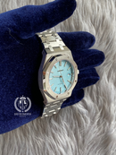 TIFFANY BLUE ROYAL OAK SILVER 41
