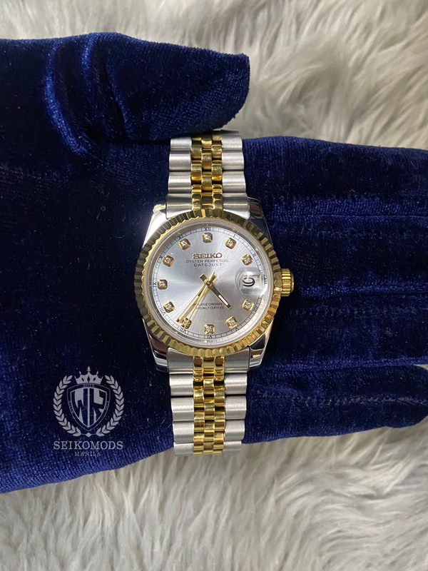 WHITE GOLD DIAMOND DATEJUST FLUTED 36 & 39