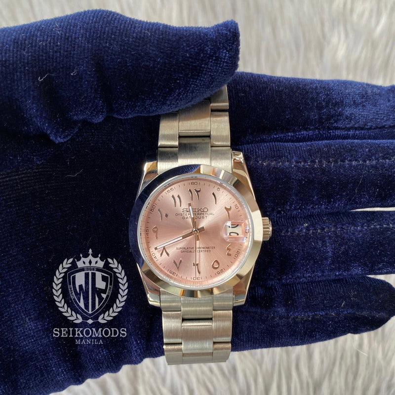 PINK ARABIC DATEJUST FLAT 36 & 39