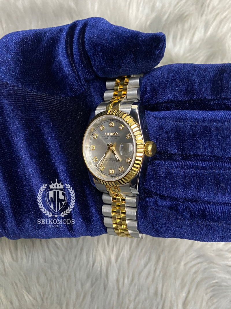 WHITE GOLD DIAMOND DATEJUST FLUTED 36 & 39