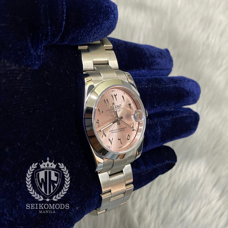 PINK ARABIC DATEJUST FLAT 36 & 39