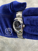 BLACK ARABIC DATEJUST FLAT 36 & 39