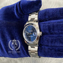 BLUE ARABIC DATEJUST FLAT 36 & 39