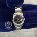 BLACK ARABIC DATEJUST FLAT 36 & 39