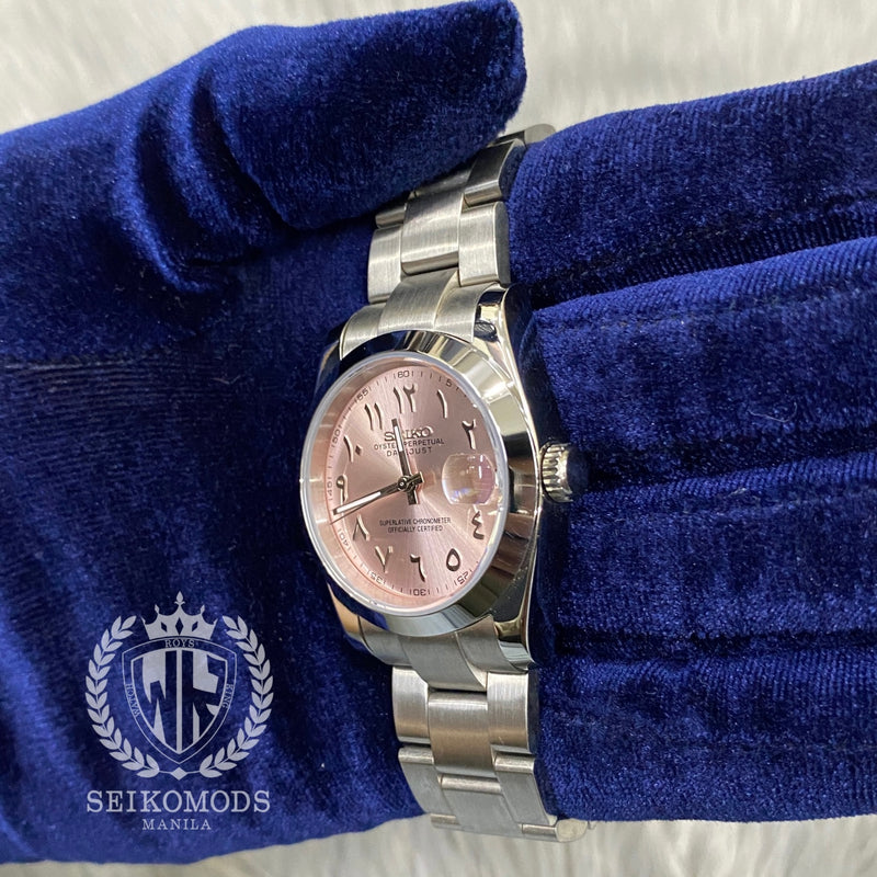 PINK ARABIC DATEJUST FLAT 36 & 39