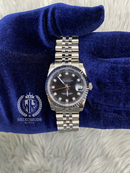 BLACK DIAMOND DATEJUST FLUTED 36 & 39