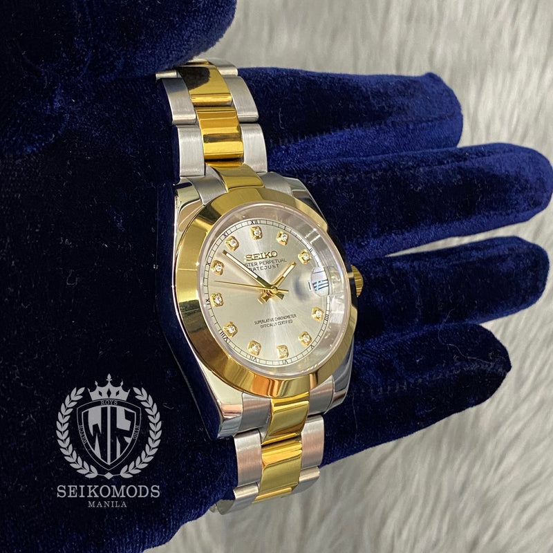 WHITE GOLD DIAMOND DATEJUST FLAT 36 & 39