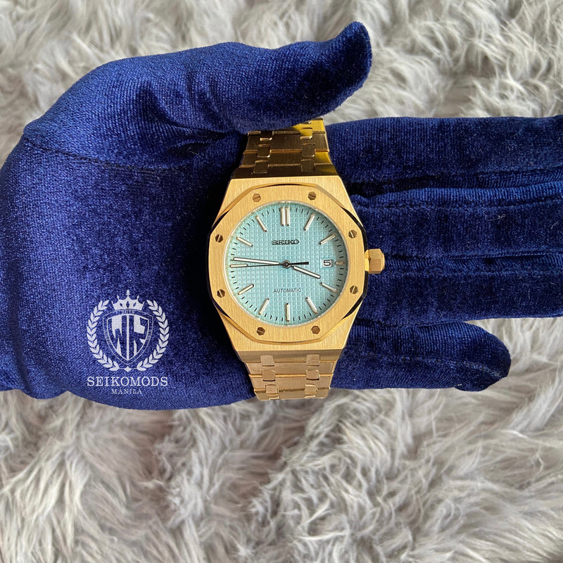 BLUE TIFFANY ROYAL OAK GOLD 41