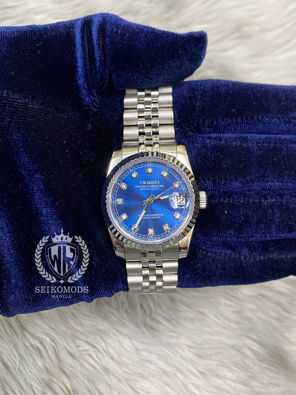 BLUE DIAMOND DATEJUST FLUTED 36 & 39