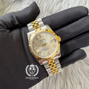 WHITE GOLD DATEJUST FLUTED 36 & 39 (ROMAN NUMERAL)