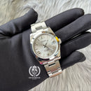 WHITE DATEJUST FLAT 36 & 39 (ROMAN NUMERAL)