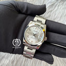 WHITE DATEJUST FLAT 36 & 39 (ROMAN NUMERAL)
