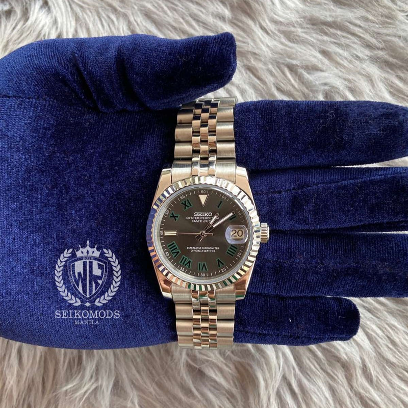 WIMBLEDON DATEJUST FLUTED 36 & 39