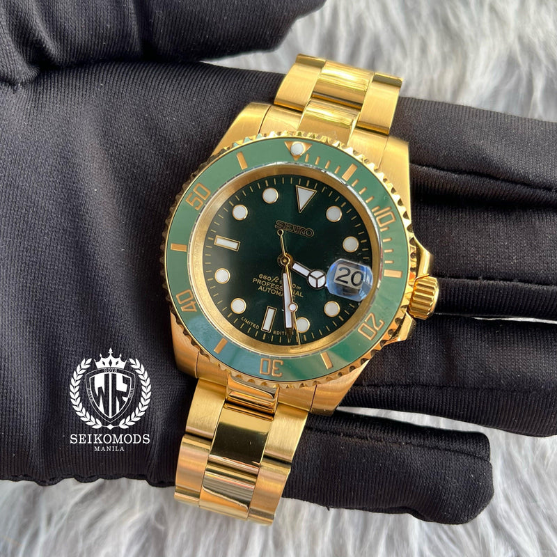 ALL-GOLD HULK SUB 40 - SEIKOMODS MANILA