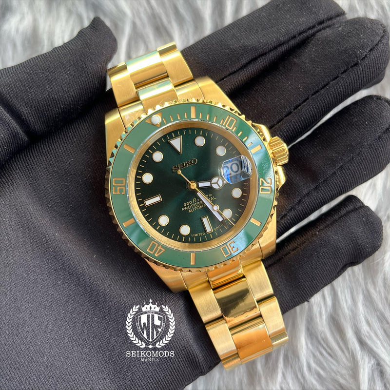 ALL-GOLD HULK SUB 40 - SEIKOMODS MANILA