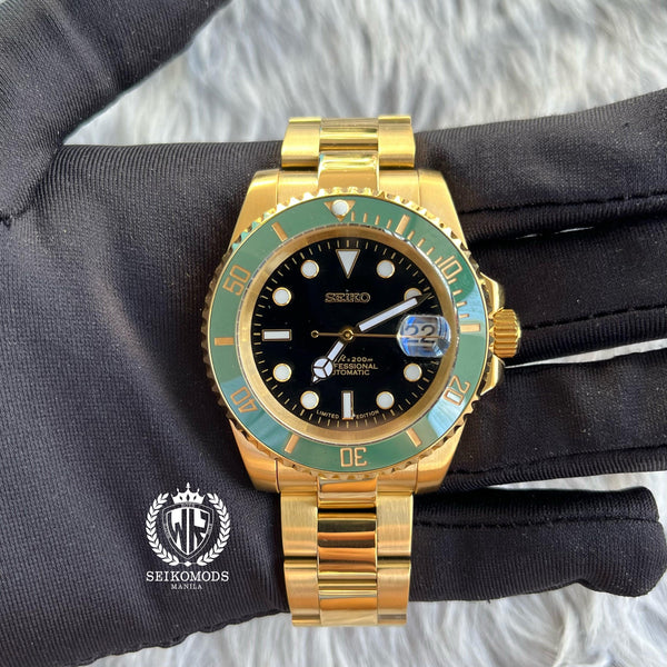 ALL-GOLD KERMIT SUB 40 - SEIKOMODS MANILA