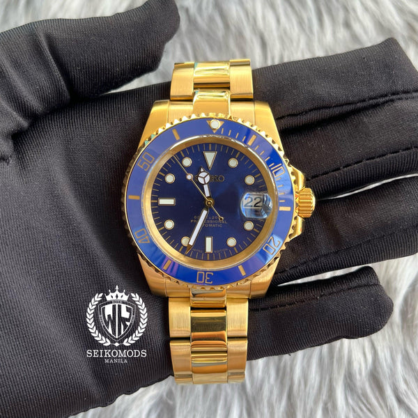 ALL-GOLD SMURF SUB 40 - SEIKOMODS MANILA