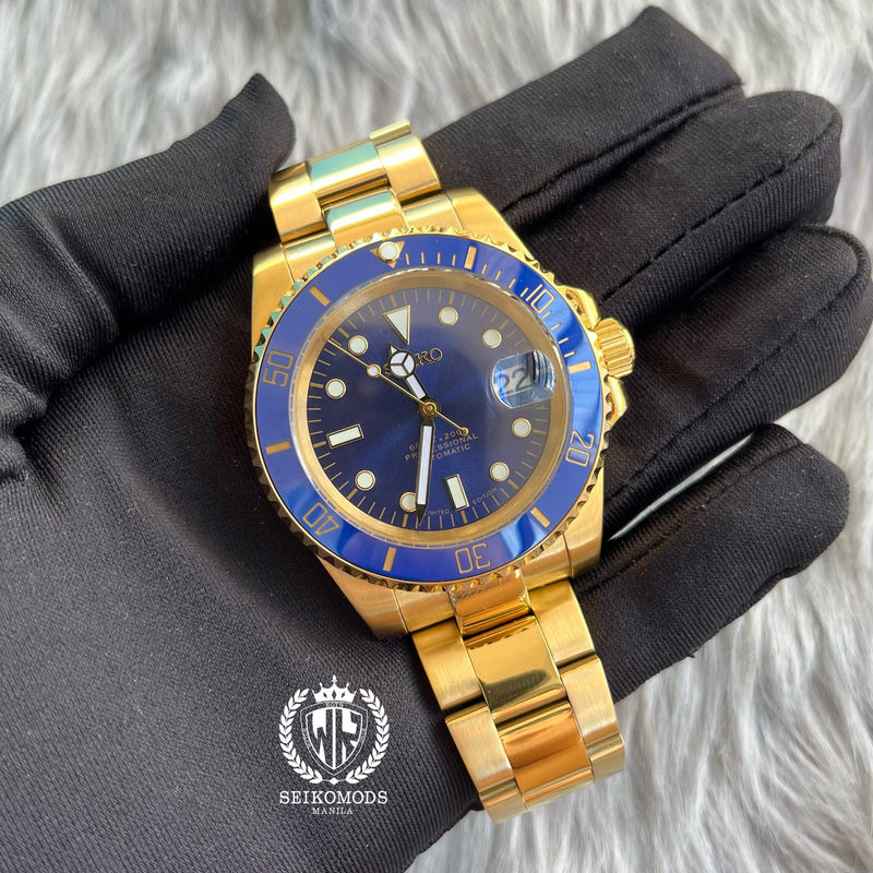 ALL-GOLD SMURF SUB 40 - SEIKOMODS MANILA