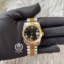 BLACK GOLD DATEJUST FLUTED 36 & 39 (ROMAN NUMERAL) - SEIKOMODS MANILA