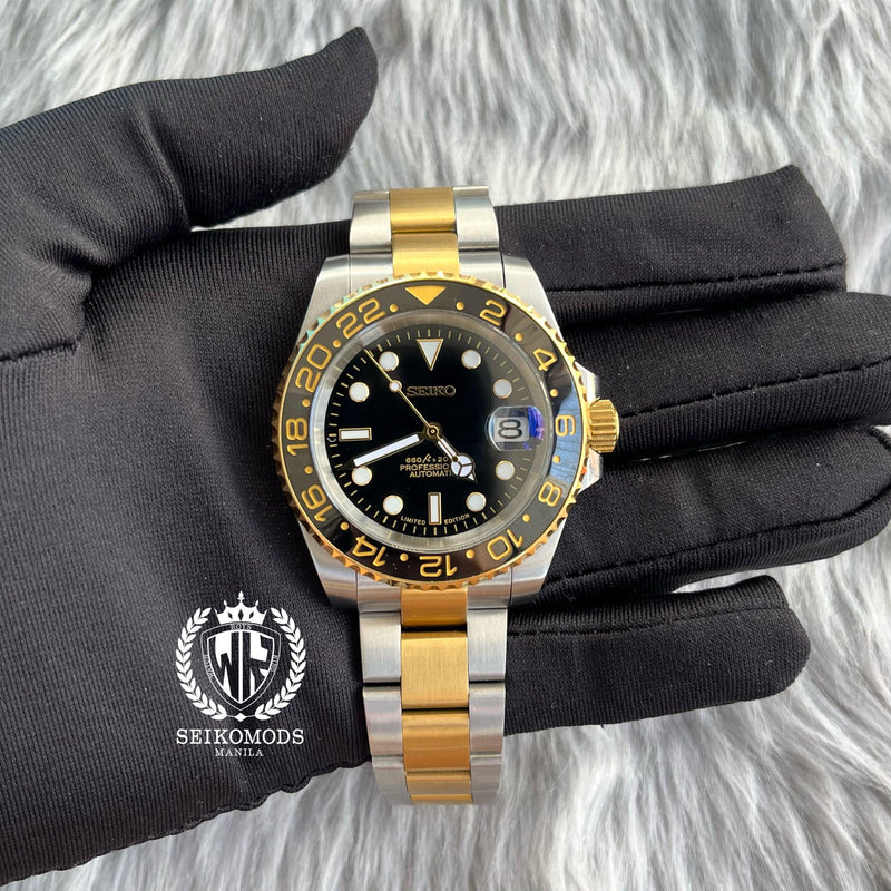 BLACK GOLD GMT 40 - SEIKOMODS MANILA