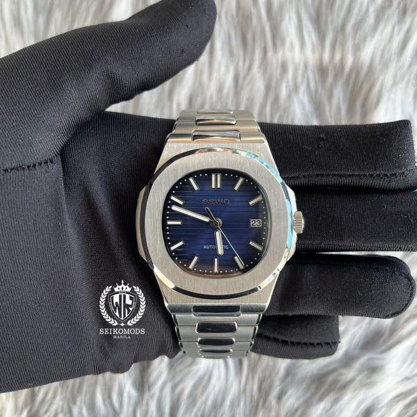 BLUE-BLACK NAUTILUS 41 - SEIKOMODS MANILA