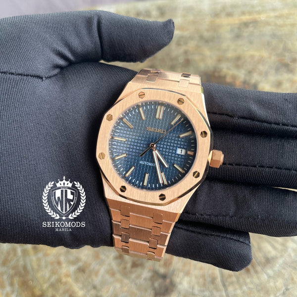 BLUE ROYAL OAK ROSEGOLD 41 - SEIKOMODS MANILA