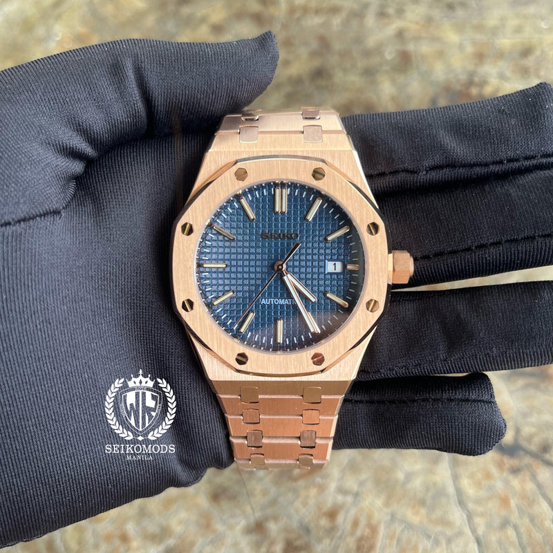 BLUE ROYAL OAK ROSEGOLD 41 - SEIKOMODS MANILA