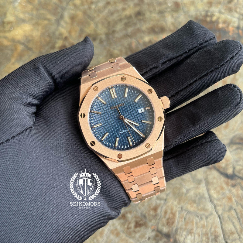 BLUE ROYAL OAK ROSEGOLD 41 - SEIKOMODS MANILA