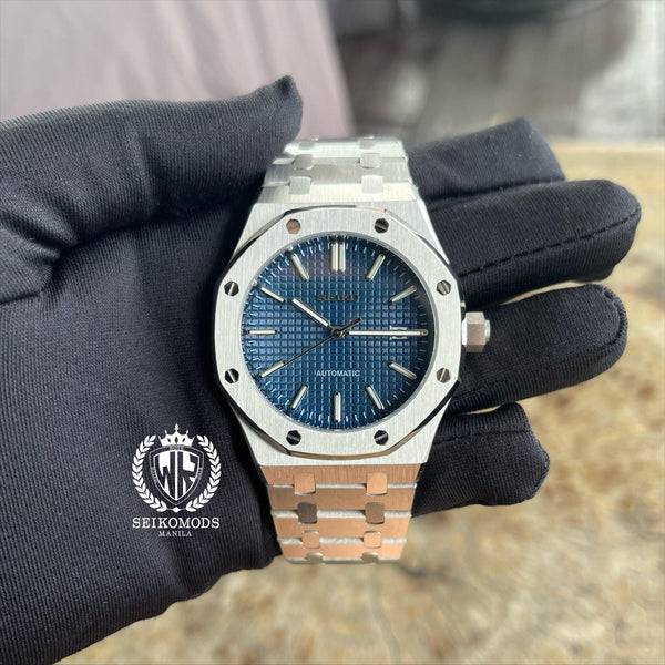 BLUE ROYAL OAK SILVER 41 - SEIKOMODS MANILA