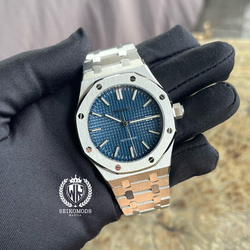 BLUE ROYAL OAK SILVER 41 - SEIKOMODS MANILA