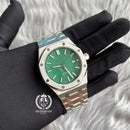 GREEN ROYAL OAK SILVER 41 - SEIKOMODS MANILA