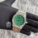 GREEN ROYAL OAK SILVER 41 - SEIKOMODS MANILA