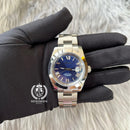 HIS&HERS DARK BLUE DATEJUST FLAT 36 & 39 (ROMAN NUMERAL) - SEIKOMODS MANILA