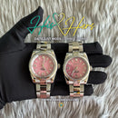 HIS&HERS PINK OYSTER PERPETUAL 36 & 39 (369) - SEIKOMODS MANILA