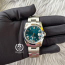 HIS&HERS ROYAL BLUE DATEJUST FLAT 36 & 39 (ROMAN NUMERAL) - SEIKOMODS MANILA