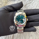 HIS&HERS ROYAL BLUE DATEJUST FLAT 36 & 39 (ROMAN NUMERAL) - SEIKOMODS MANILA