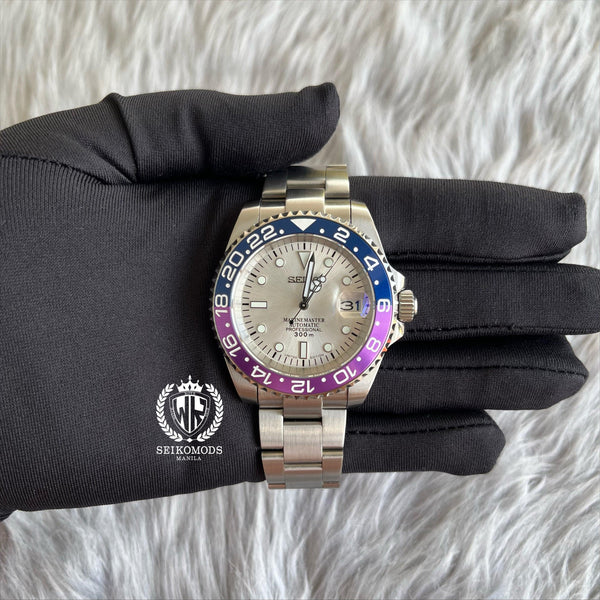 PURPLE BLUE GMT 40 - SEIKOMODS MANILA