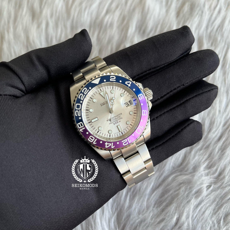 PURPLE BLUE GMT 40 - SEIKOMODS MANILA