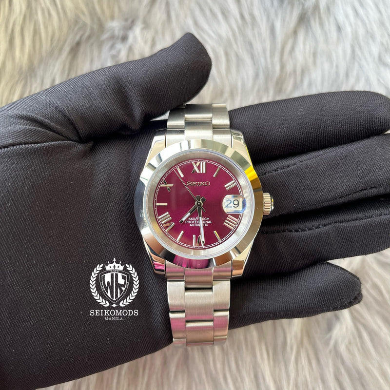 VIOLET DATEJUST FLAT 36 & 39 (ROMAN NUMERAL) - SEIKOMODS MANILA